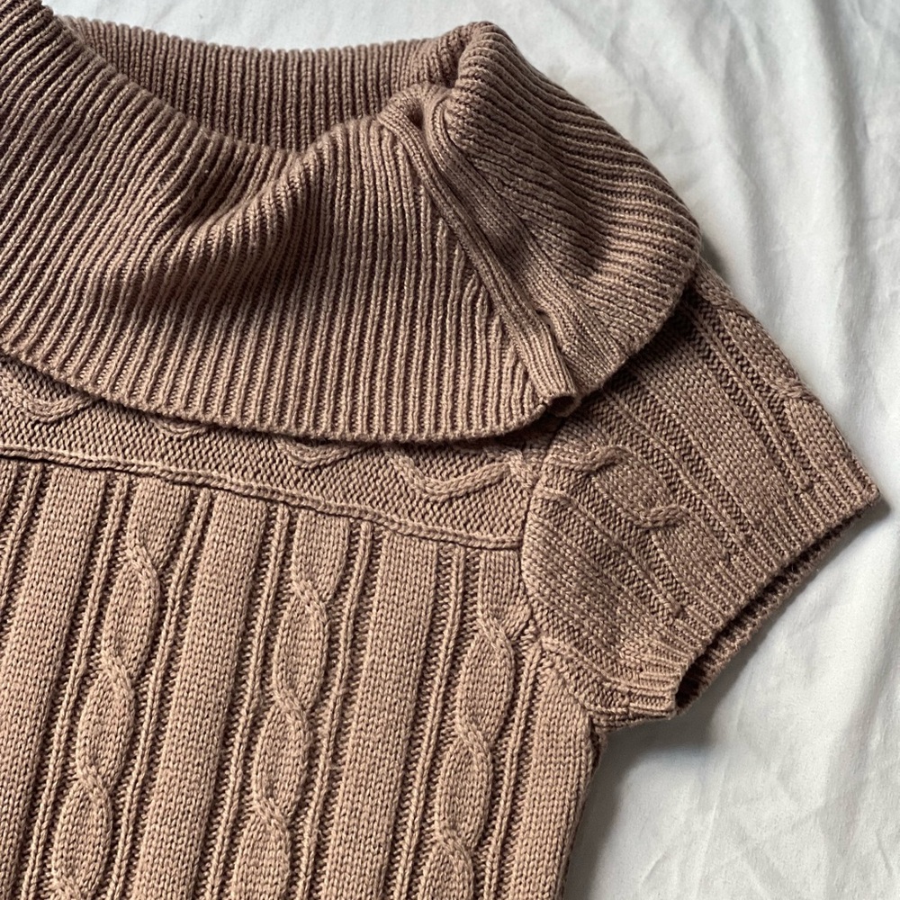 Beige Sweater Dress
